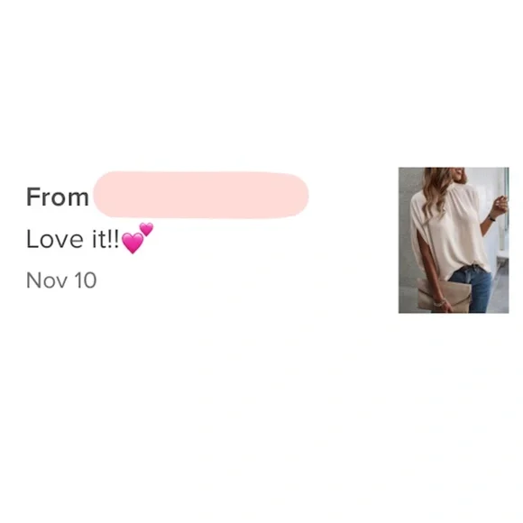 Swiss Dot Beige Blouse Top Flowy, High Neck, Ties - Picture 6 of 7